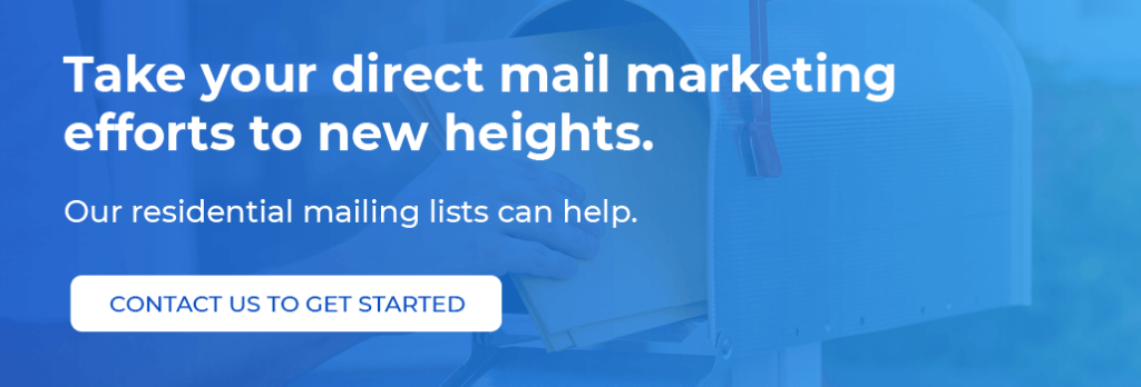 Contact us to get started with residential mailing lists.