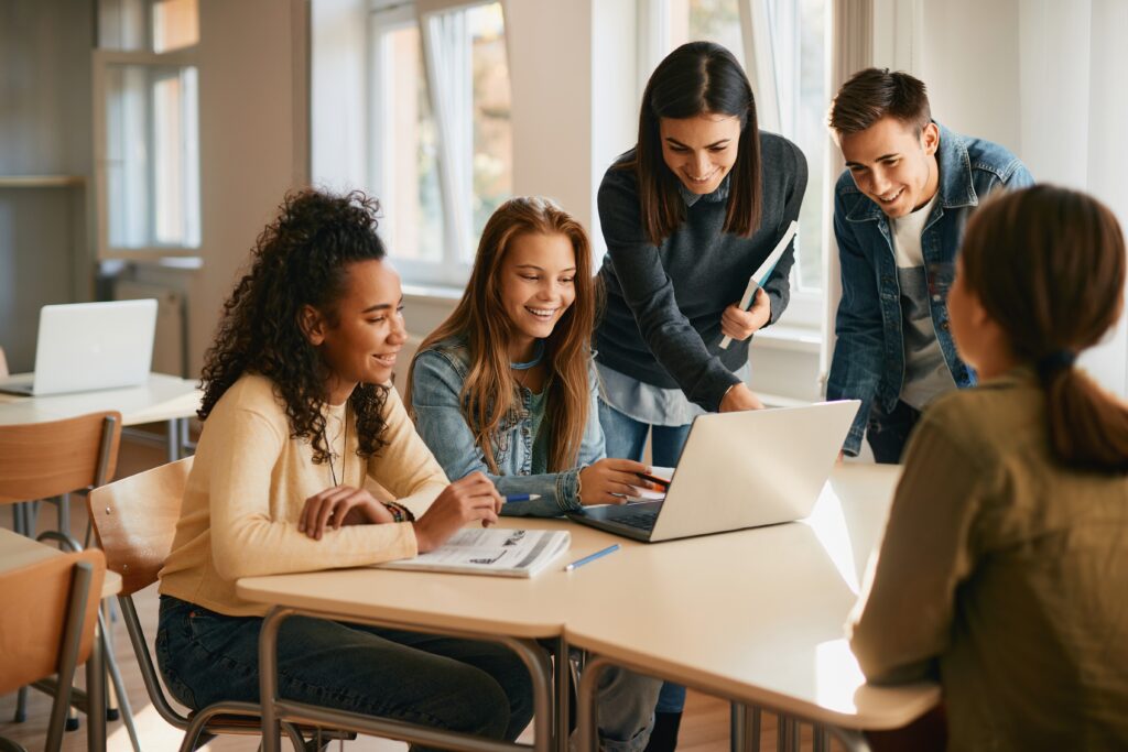 a group of gen z voters