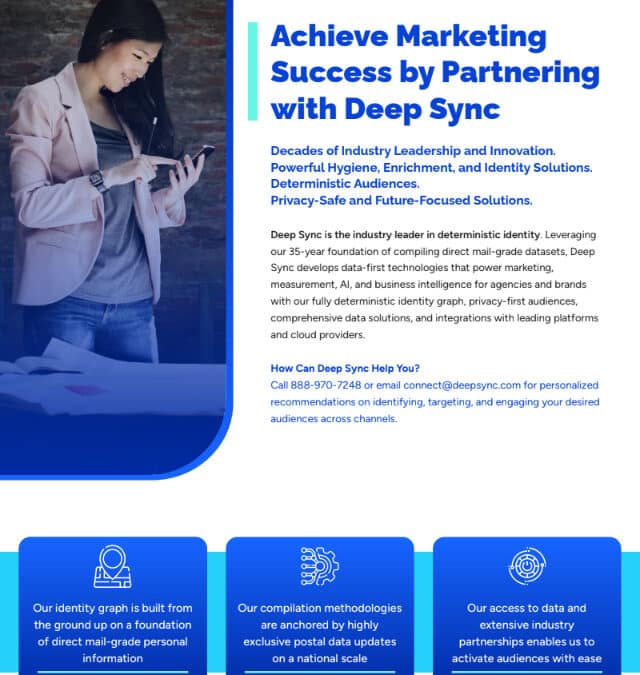 Achieve Marketing Success by Partnering with Deep Sync