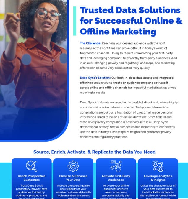 Trusted Data Solutions for Successful Online and Offline Marketing