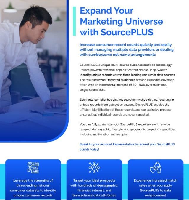 Expand Your Marketing Universe with SourcePLUS