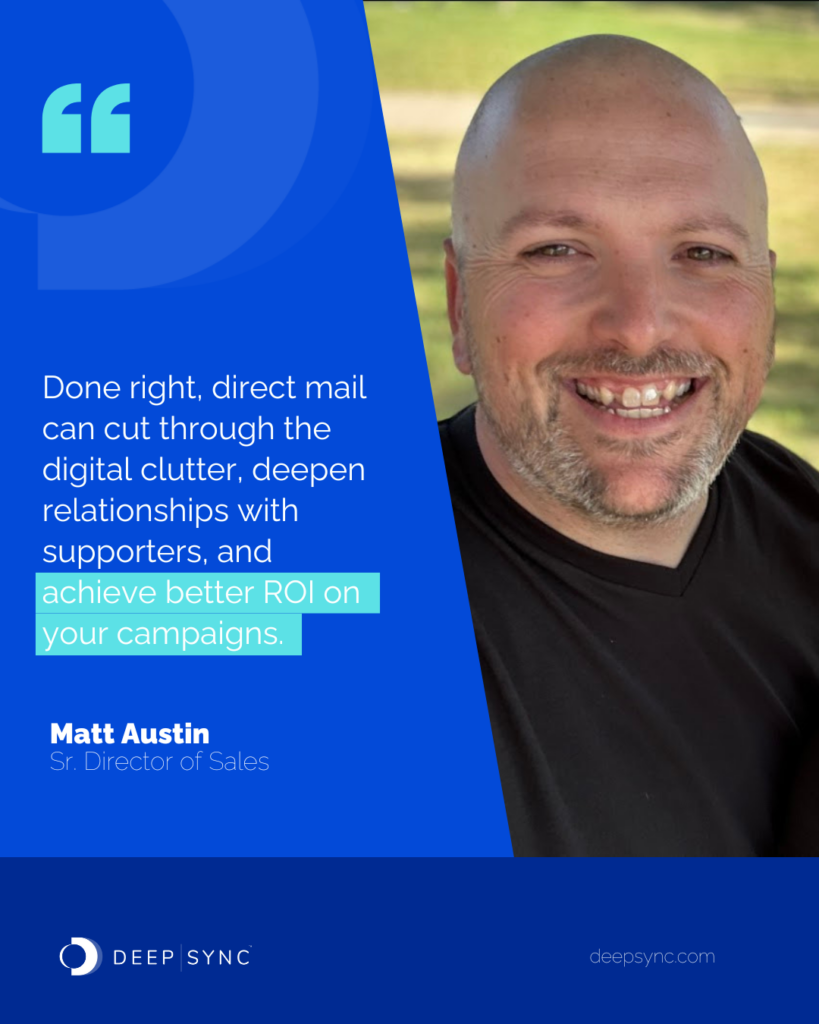 Matt's quote about Direct Mail