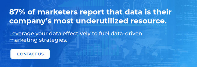 87% of marketers report that data is their company’s most underutilized resource. Leverage your data effectively to fuel data-driven marketing strategies.