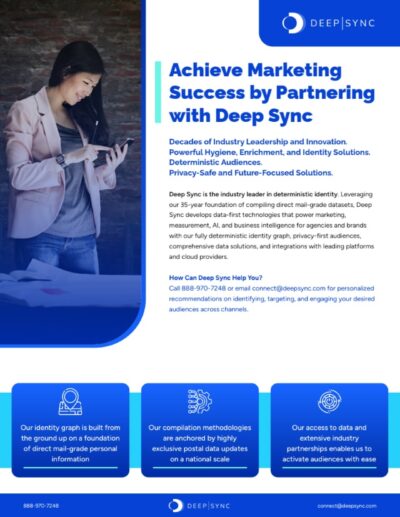 Achieve Marketing Success by Partnering with Deep Sync