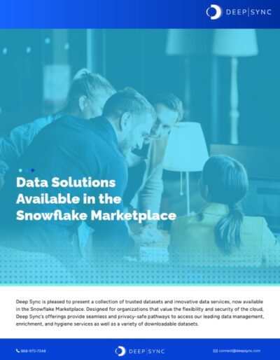 Data Solutions Available in the Snowflake Marketplace